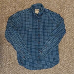 AEO Premium Indigo Button-Down